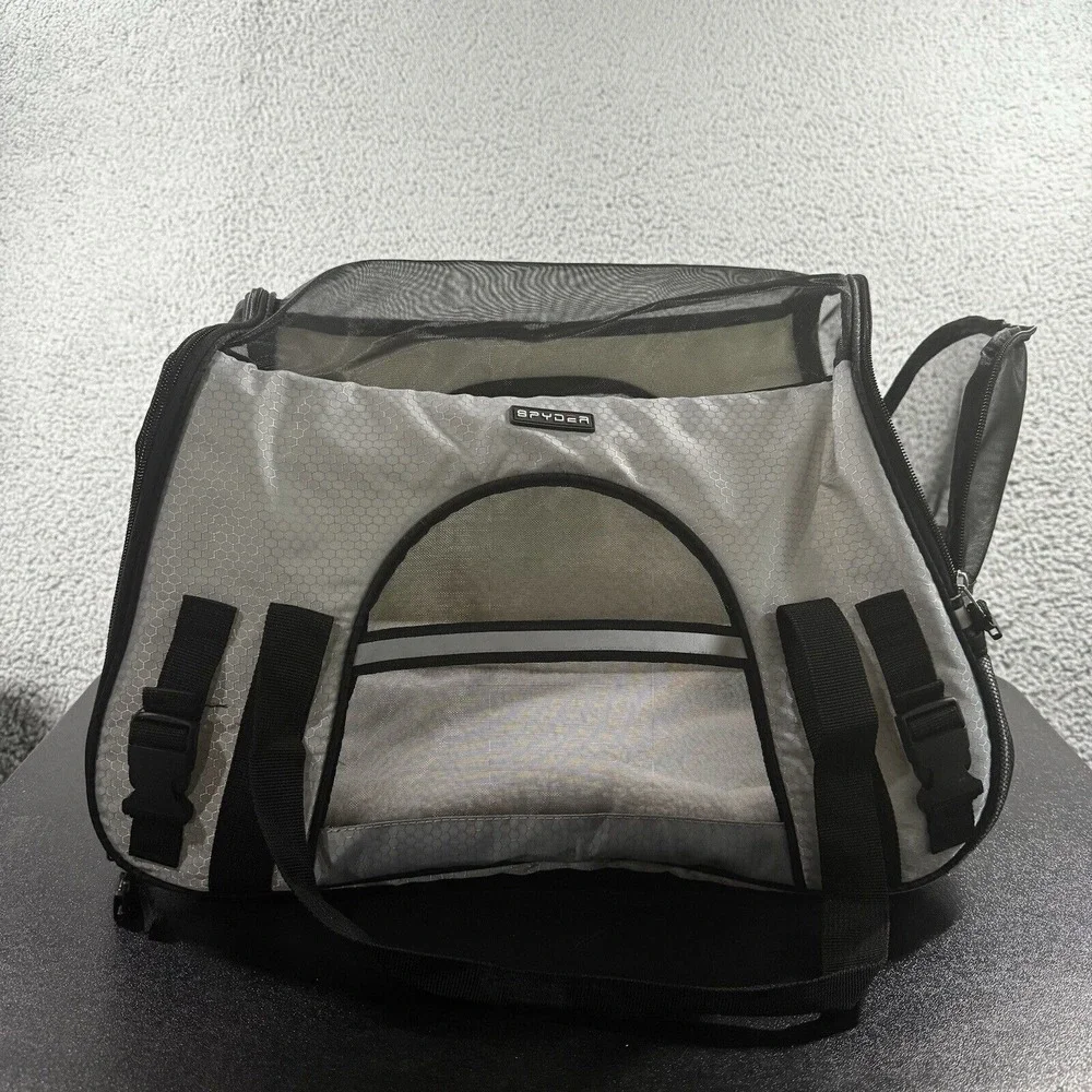 Spyder Pet Carrier Honeycomb Mesh Breathable Soft Sided Small Travel Bag